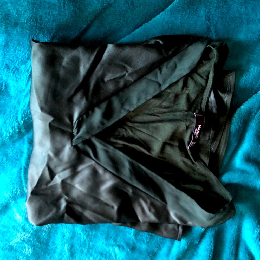 Mango satin blouse